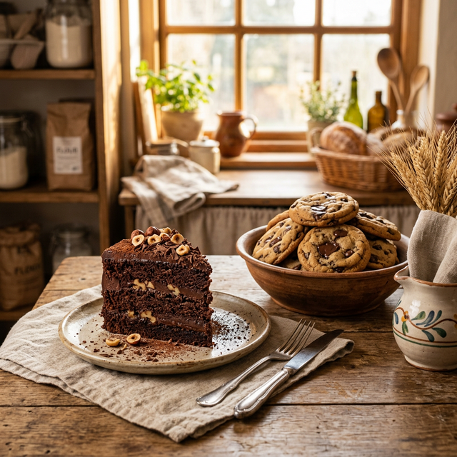 Handcrafted artisan cakes and cookies