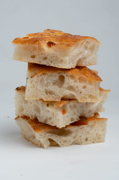 Confit Garlic & Olive Focaccia