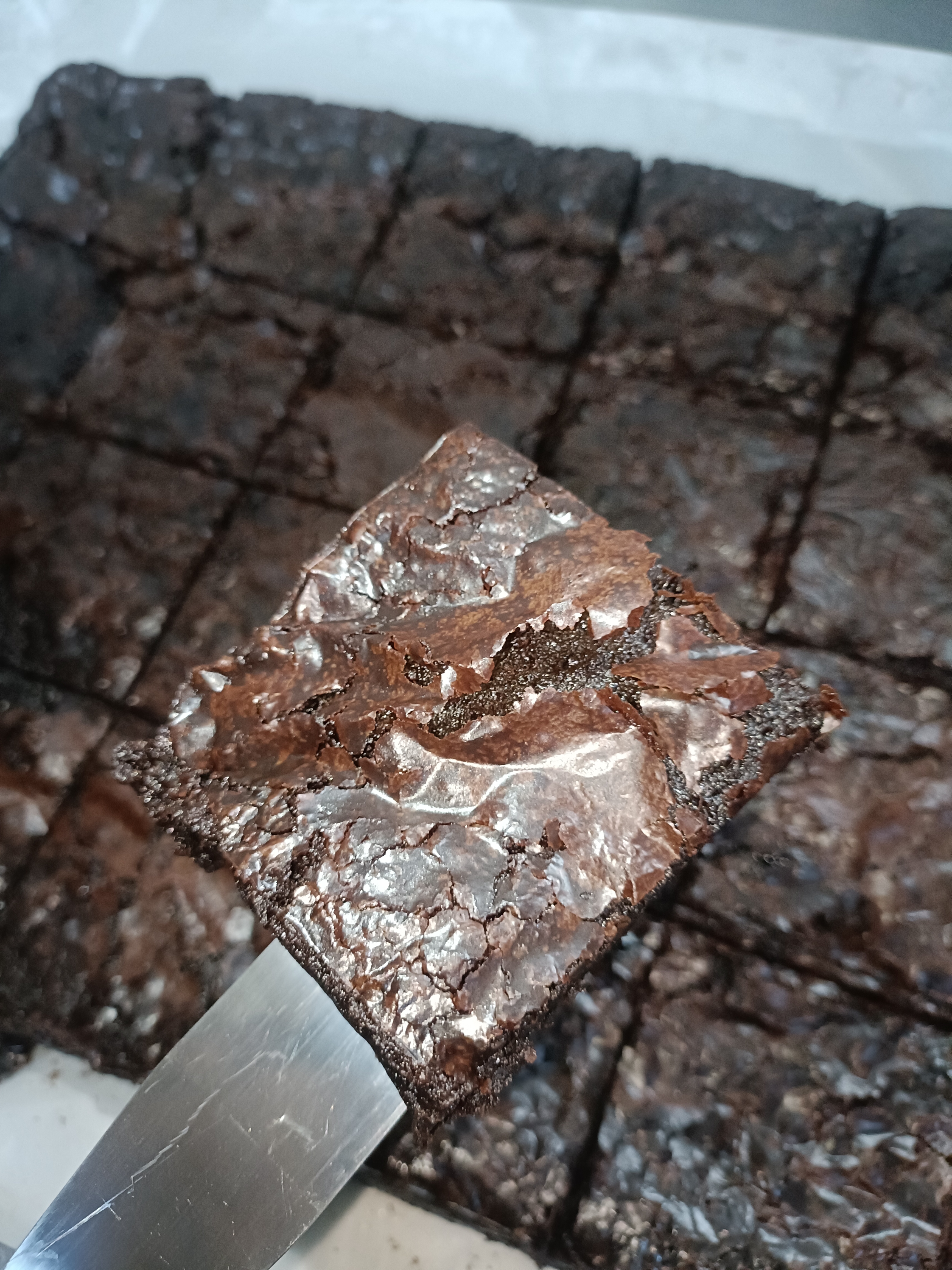 55% Dark Double Chocolate Ragi Brownie (Eggless)